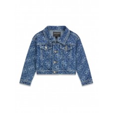 GUESS μπουφάν τζιν παιδικό κορίτσι K6RL06D5FM0-X14G μπλε